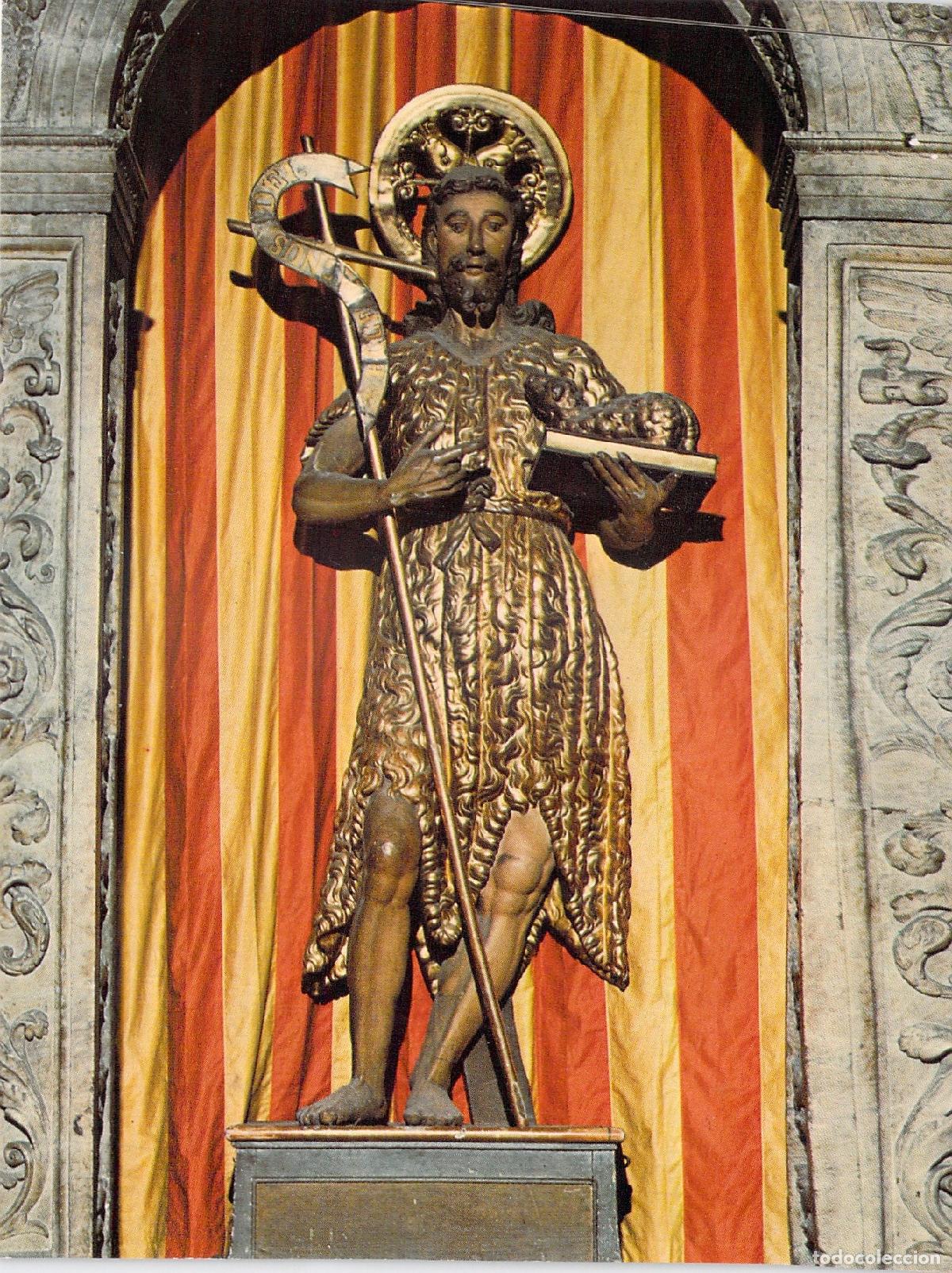Postcards: Postal de la Estatua de San Juan Bautista, Catedral de Perpignan
