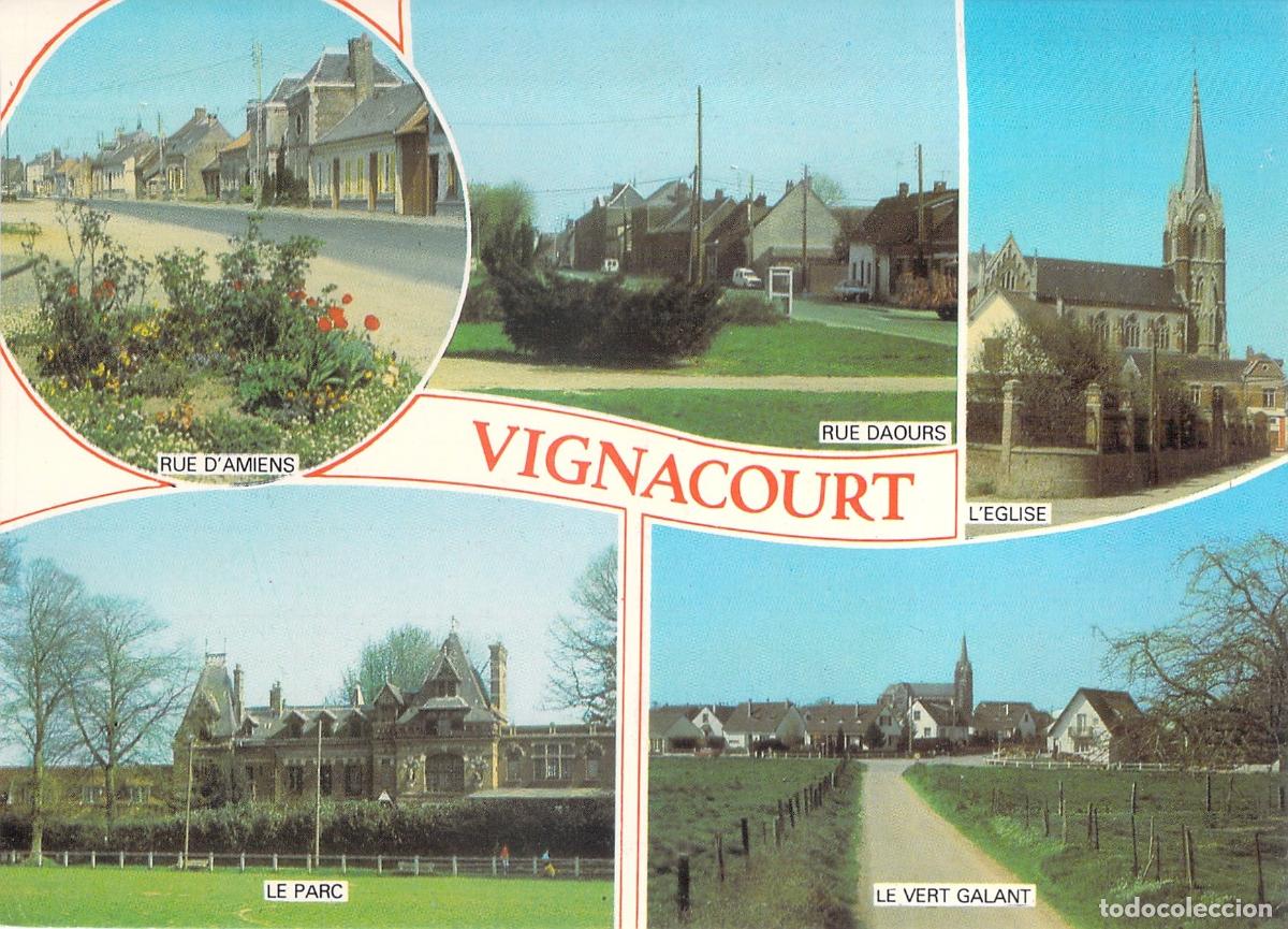 Postcards: Postal Multivista de Vignacourt, Somme, Francia