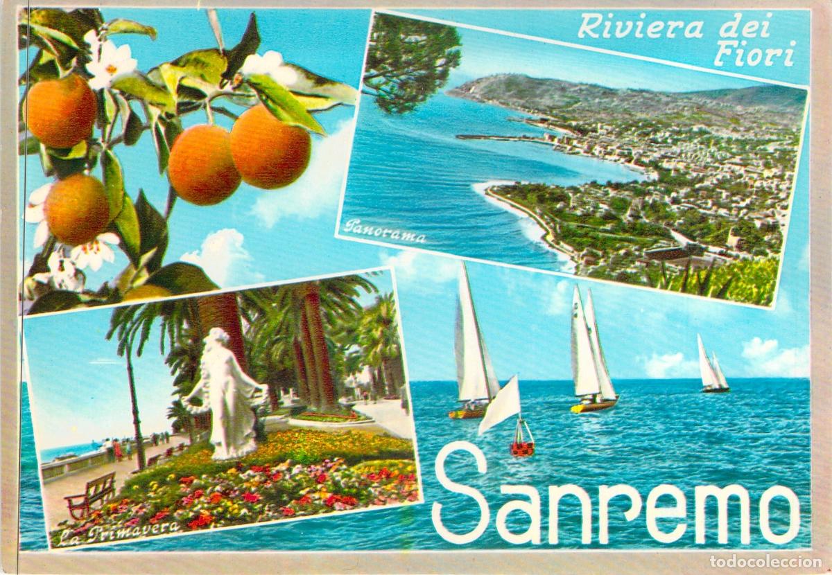 Postcards: Postal de Sanremo, Riviera dei Fiori, Italia - Vistas y Paisaje
