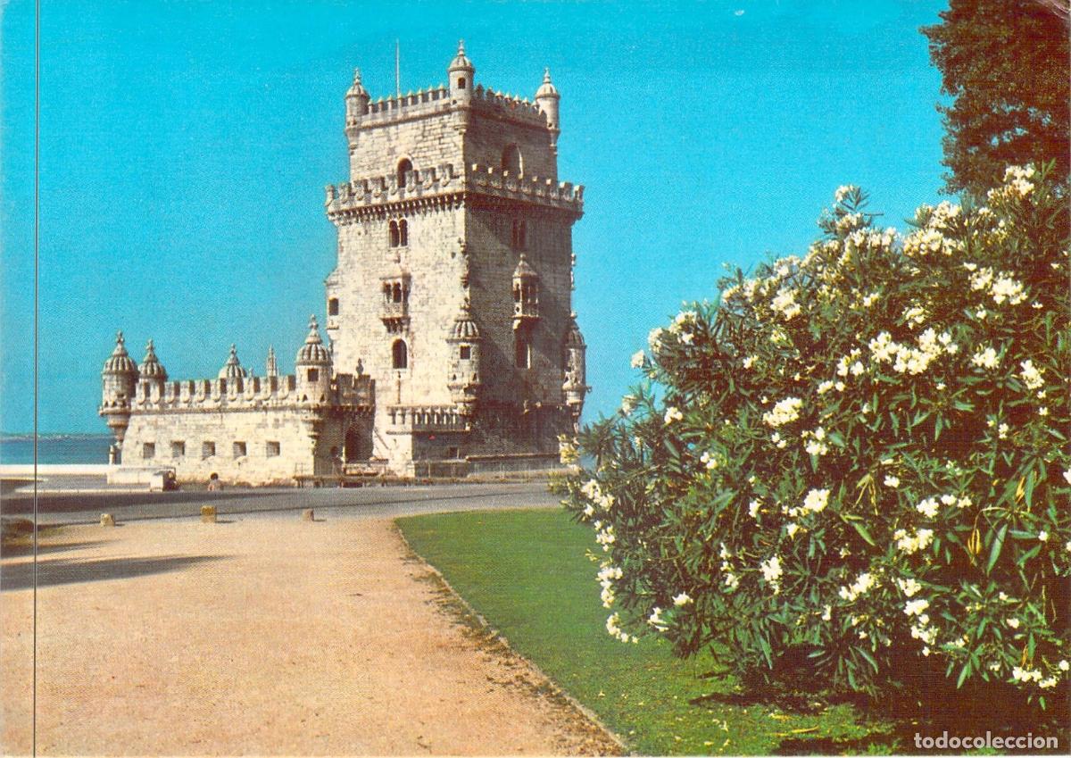 Postcards: Postal de la Torre de Bel&eacute;m en Lisboa, Portugal