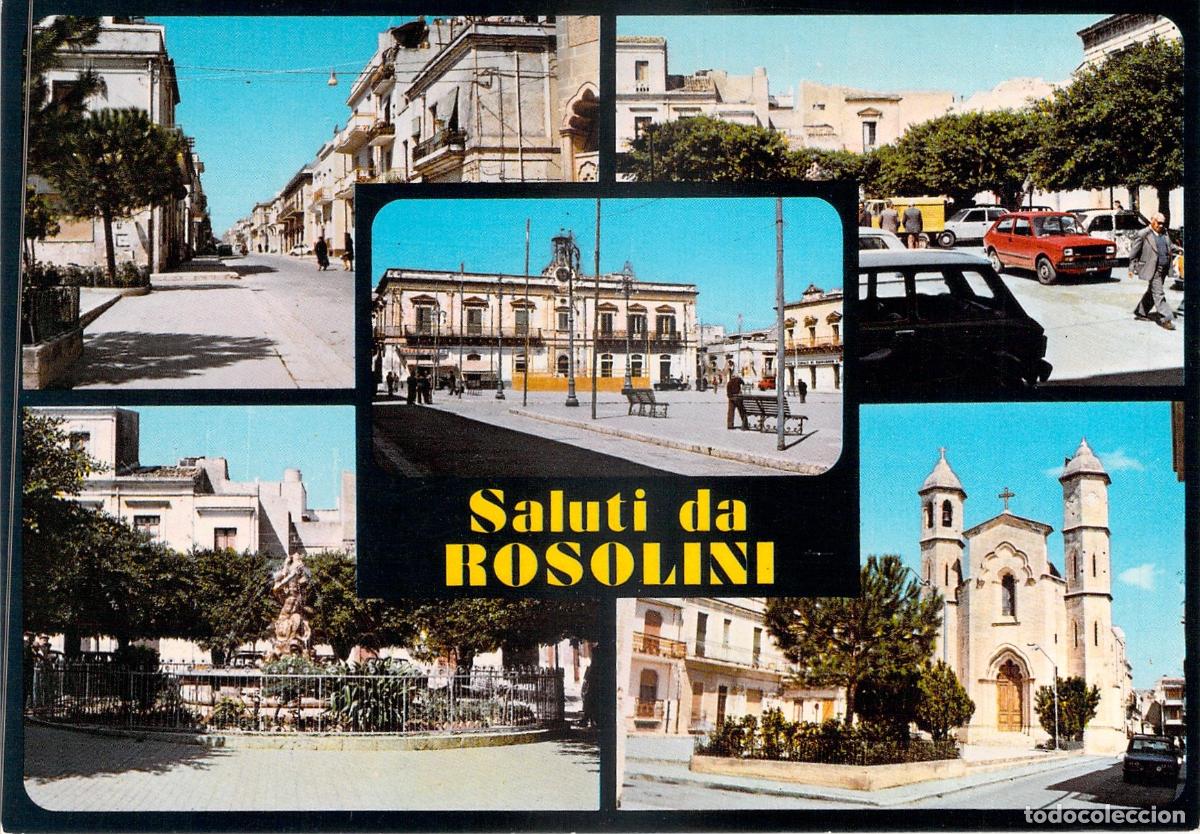Postcards: Postal de Saludos de Rosolini, Sicilia - Vistas de la Ciudad