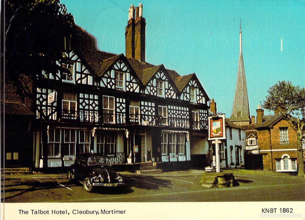 Postcards: Postal del Hotel The Talbot en Cleobury Mortimer, Shropshire