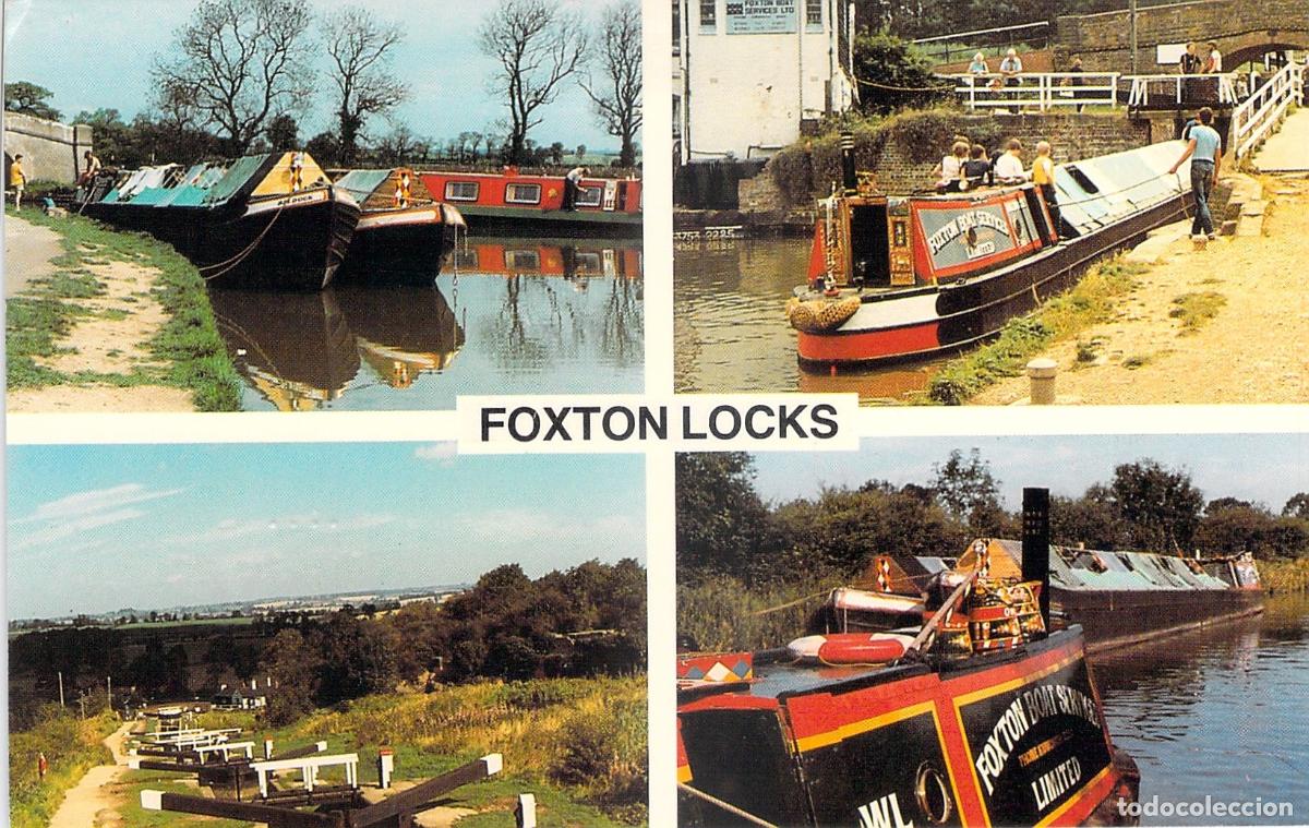 Cartoline: Postal de Foxton Locks, Leicestershire, Inglaterra