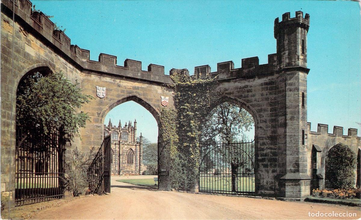 Postales: Postal Palacio del Obispo en Bishop Auckland County Durham Inglaterra