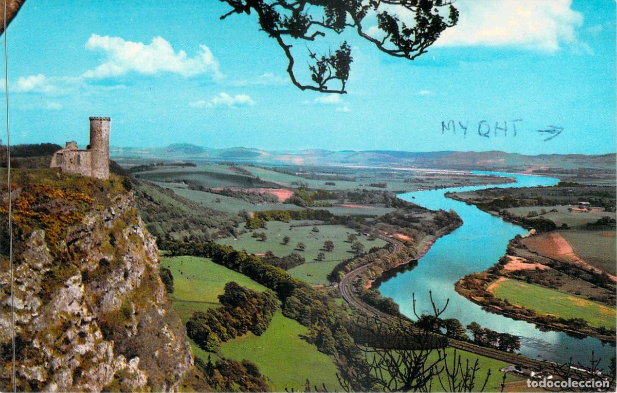 Postales: Postal Paisaje del Valle del Tay desde Kinnoull Hill, Perth, Escocia