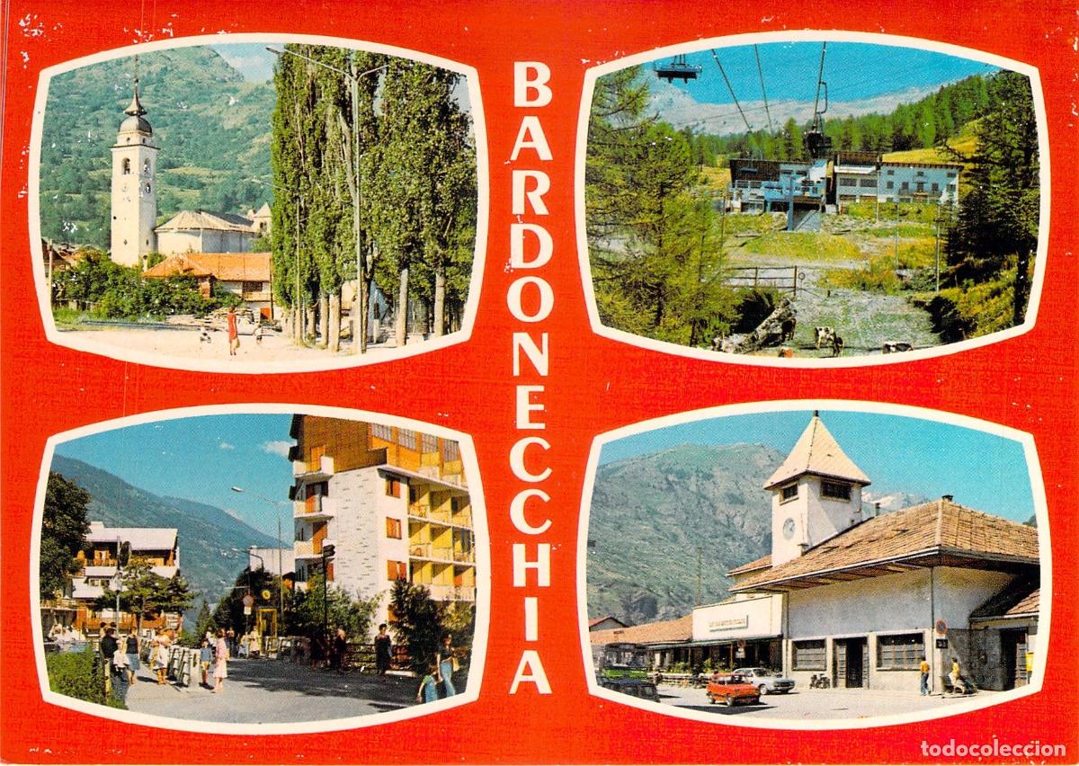 Postales: Postal de Bardonecchia, Italia - Multivista con Paisajes de los Alpes