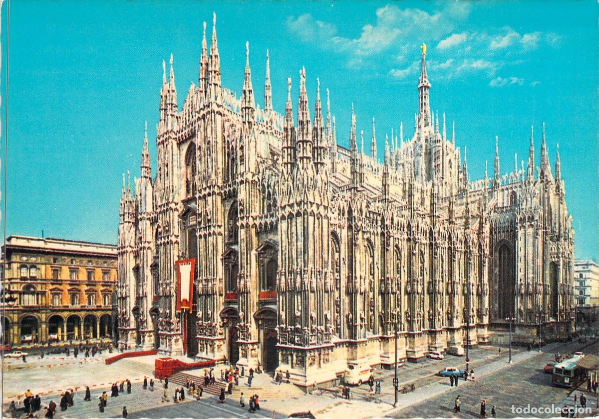 Postales: Postal de la Catedral de Mil&aacute;n, Italia - El Duomo de Mil&aacute;n
