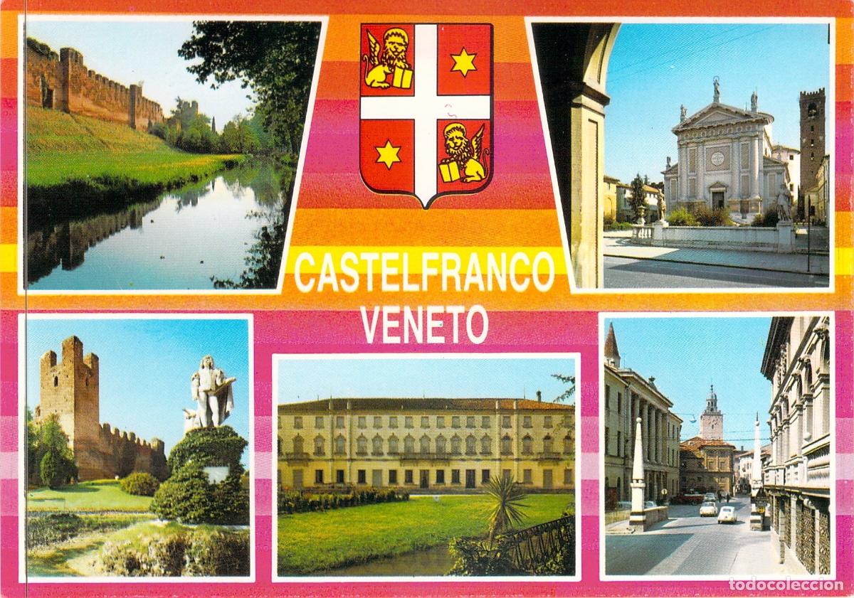 Postales: Postal Multi-vista de Castelfranco Veneto, Italia