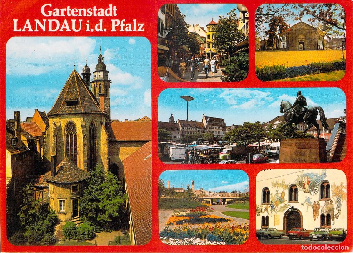 Postales: Postal de Landau in der Pfalz Alemania - Vistas de la Ciudad Jard&iacute;n