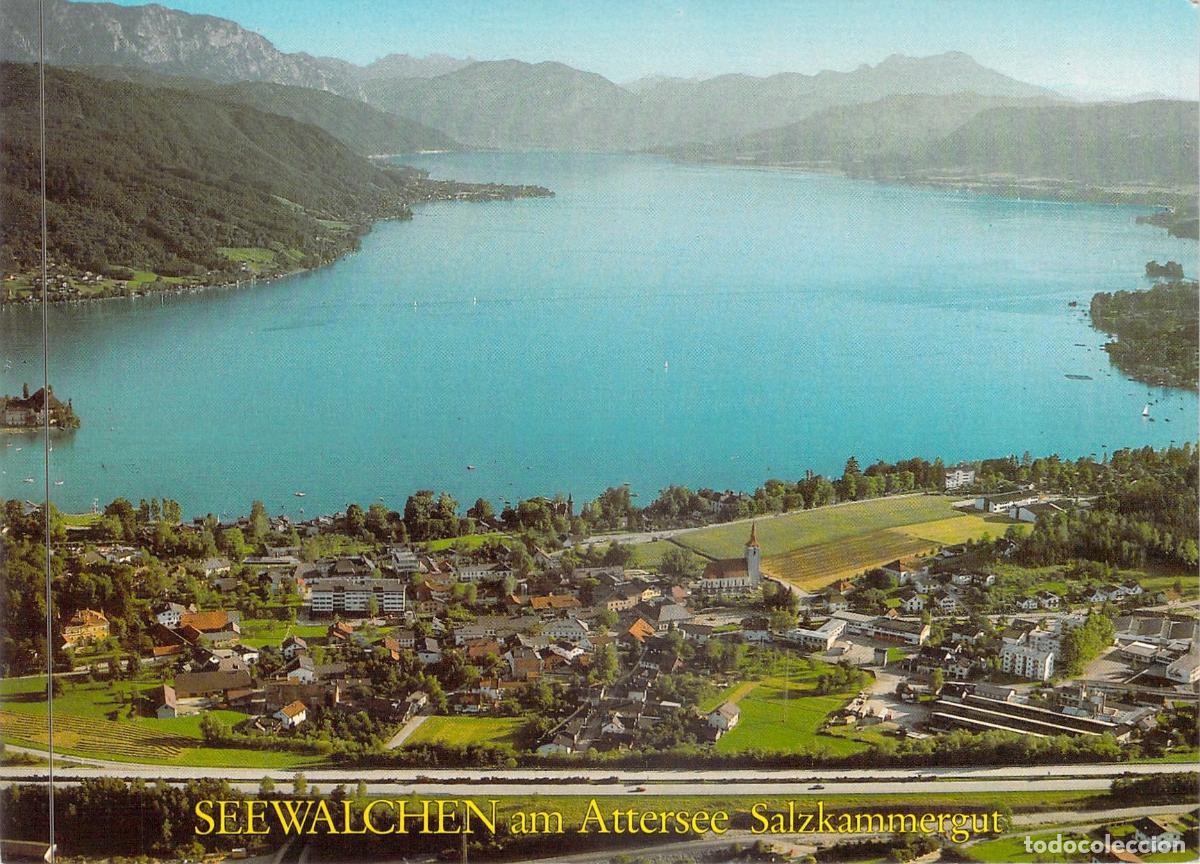 Postales: Postal de Seewalchen am Attersee, Austria - Vista A&eacute;rea del Lago