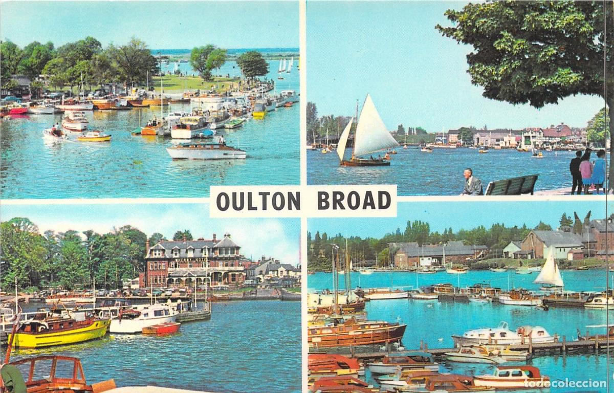 Postales: Postal de Oulton Broad, Suffolk - Vistas del Puerto y Yates
