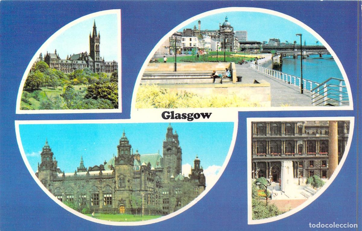 Postales: Postal de Vistas M&uacute;ltiples de Glasgow Escocia