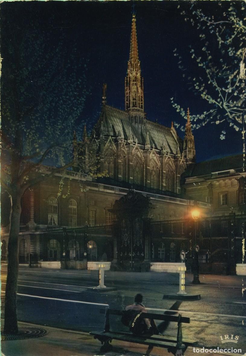 Postales: N&ordm; 614-PAR&Iacute;S. France. La Sainte Chapelle illumin&eacute;e. EDIT. CHANTAL