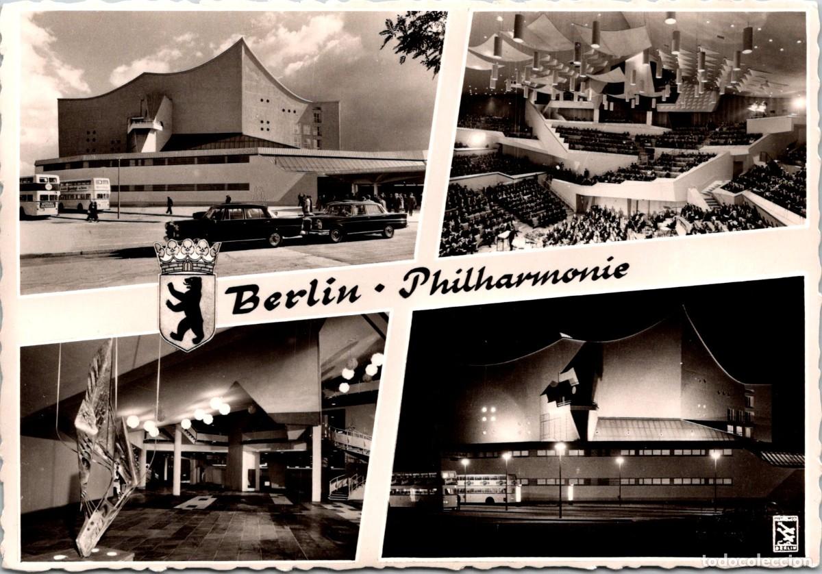 Postales: Alemania - Filarm&oacute;nica de Berl&iacute;n ( Berlin Philharmonie) - 148x103mm - M&uacute;sica