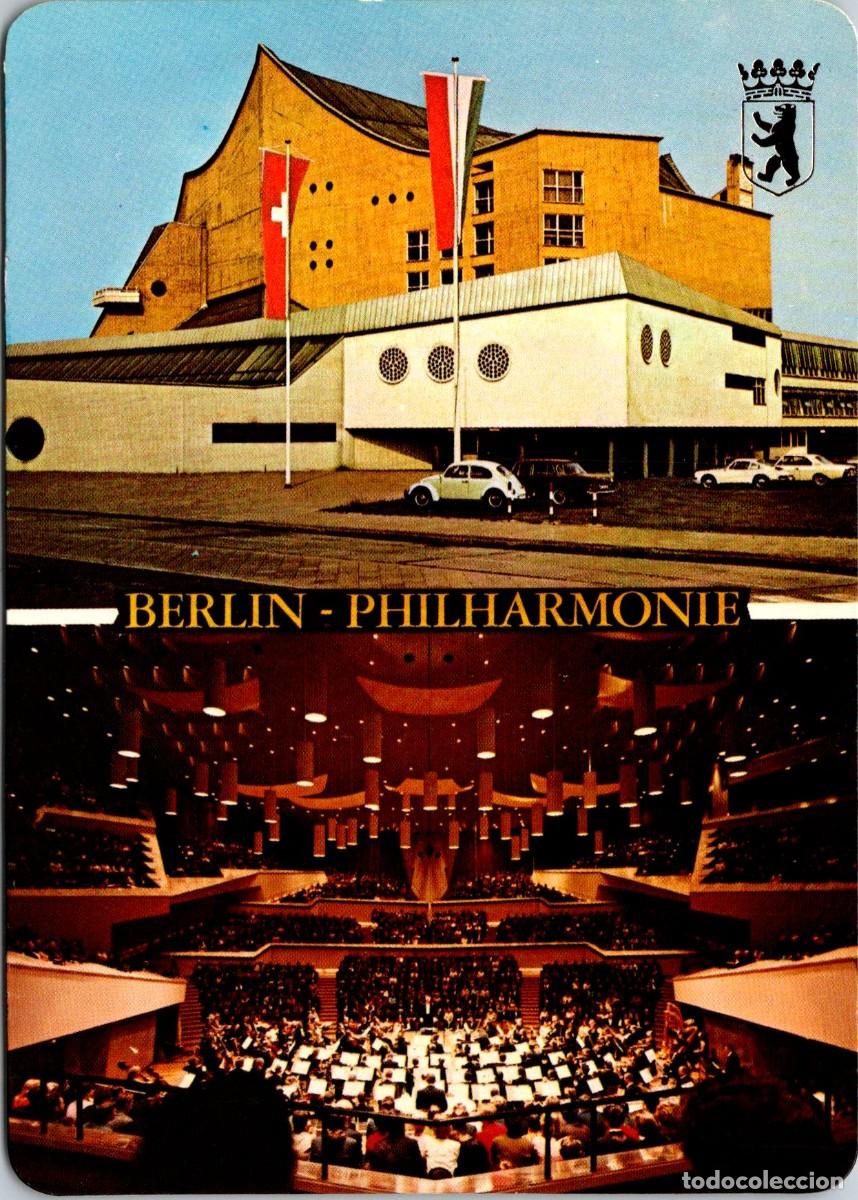 Postales: Alemania - Filarm&oacute;nica de Berl&iacute;n ( Berlin Philharmonie) - 147x104mm - M&uacute;sica