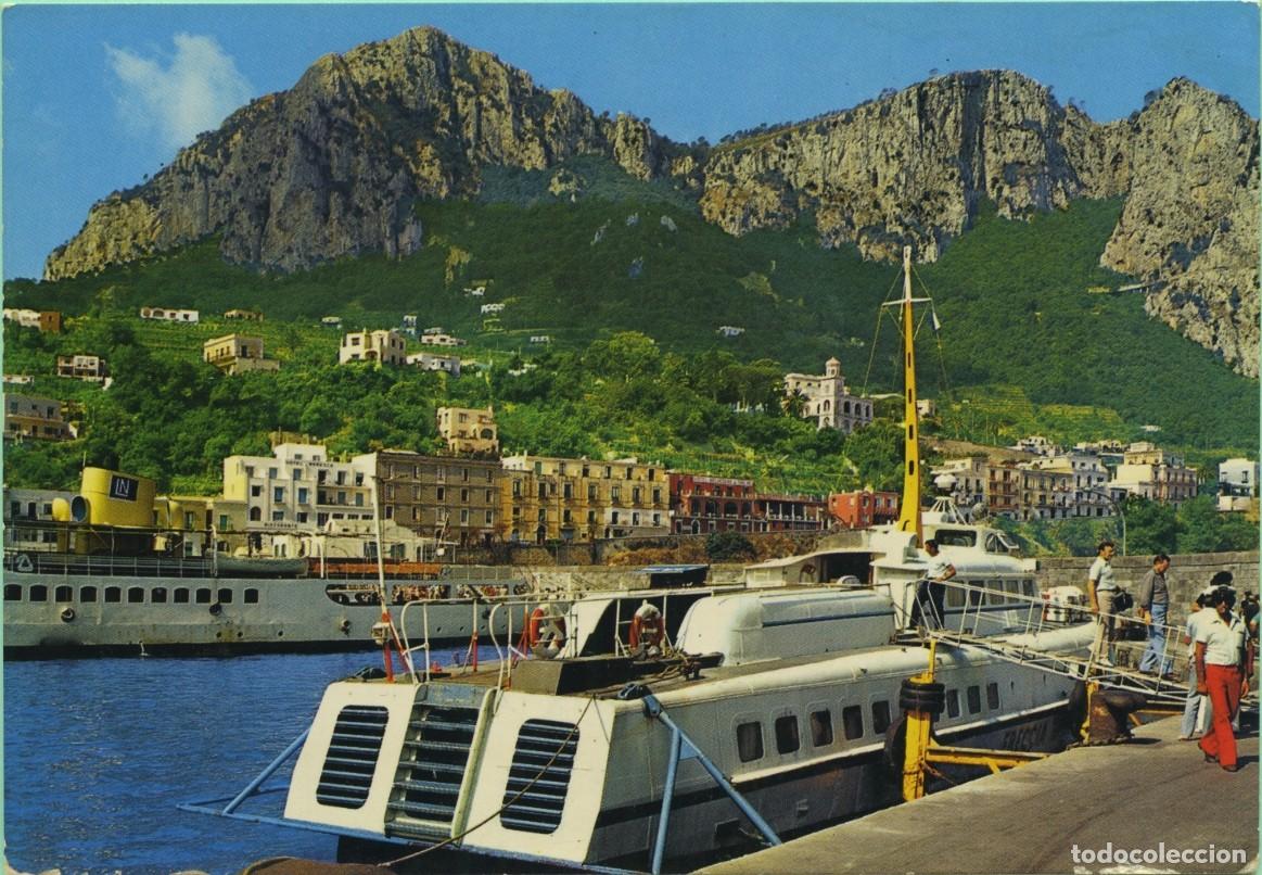 Postales: N&ordm; CAP 72/189-ISOLA DI CAPRI. Italia. Marina Grande. Porto. Sin circular. ED. GM