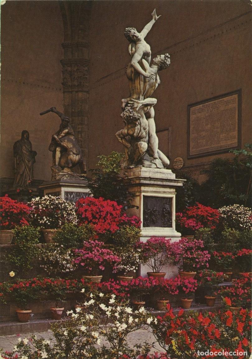 Postales: N&ordm; 238-FIRENZE. Italia. Giambologna: Loggia dell'Orcagma-Il ratto delle Sabine. Sin circular. ED. FO
