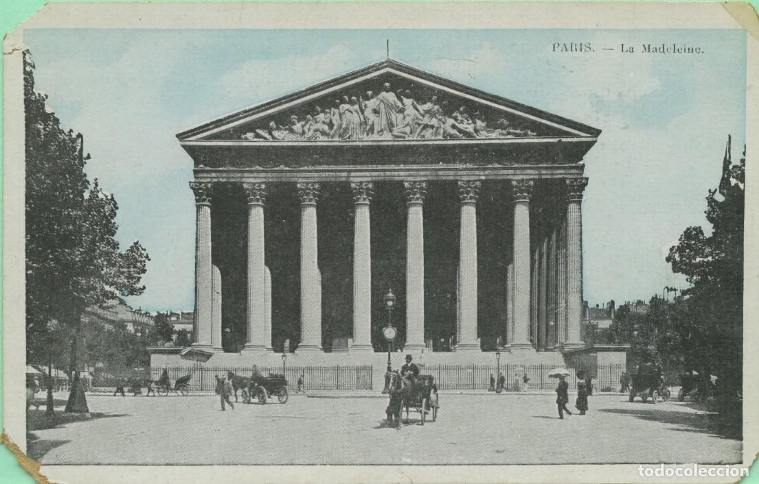 Postales: PARIS. France. La Madeleine. Sin circular