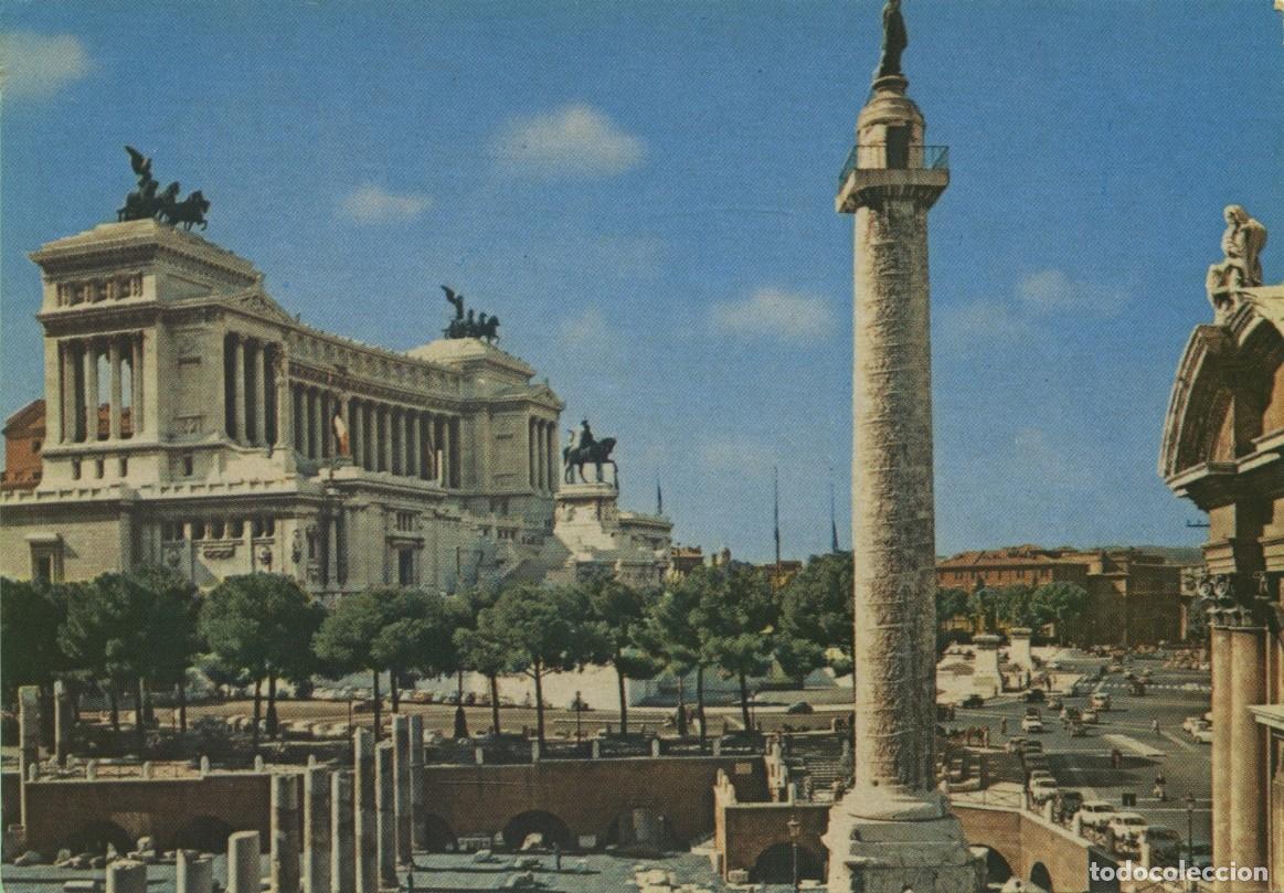 Postales: N&ordm; 3179-ROMA. Colonna Traiana e Altare della Patria. Sin circular. ED. DA FOTOCOLOR KODAK EKTACHROME