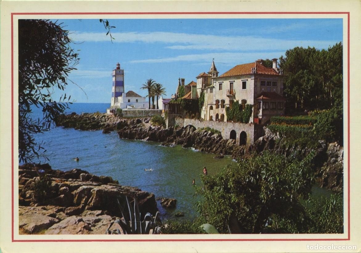 Postales: N&ordm; 2037-CASCAIS. Portugal. Farol de Santa Marta. Sin circular. ED. COLEC&Ccedil;AO D&Uacute;LIA