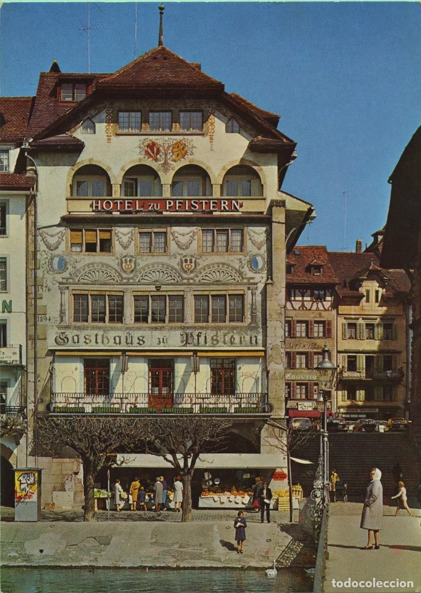 Postales: N&ordm; 234-LUCERNA. Suiza. Casco antiguo. Sin circular. ED. PHOTO-STUDIO 9, J. KOCH
