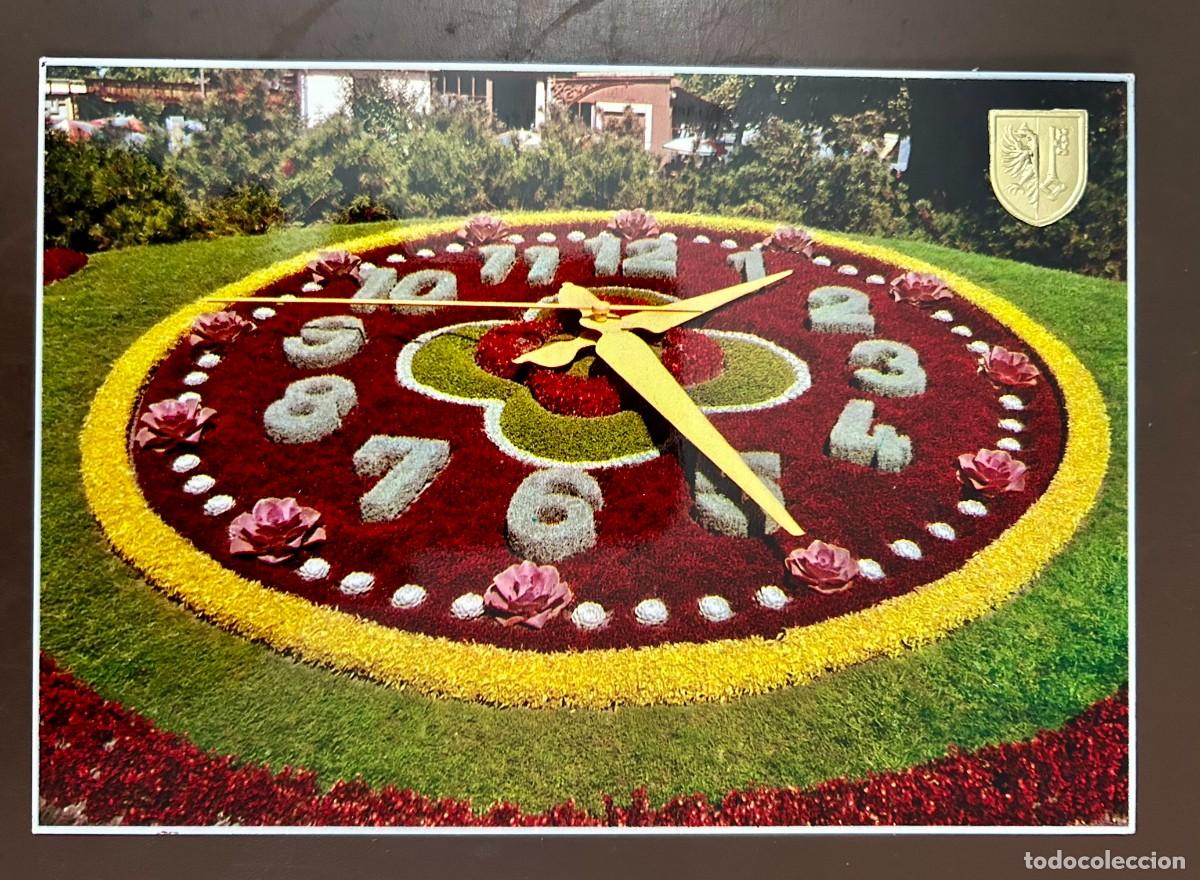 Postcards: POSTAL GEN&Egrave;VE - HORLOGE FLEURIE - FLOWER CLOCK - SUIZA - SWITZERLAND - VINTAGE - SIN CIRCULAR