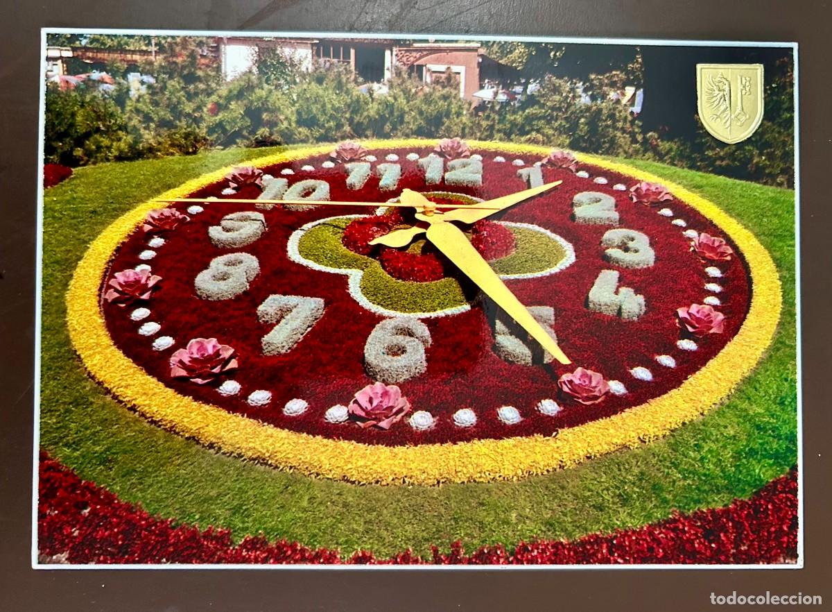 Postcards: POSTAL GEN&Egrave;VE - HORLOGE FLEURIE - FLOWER CLOCK - SUIZA - SWITZERLAND - VINTAGE - SIN CIRCULAR