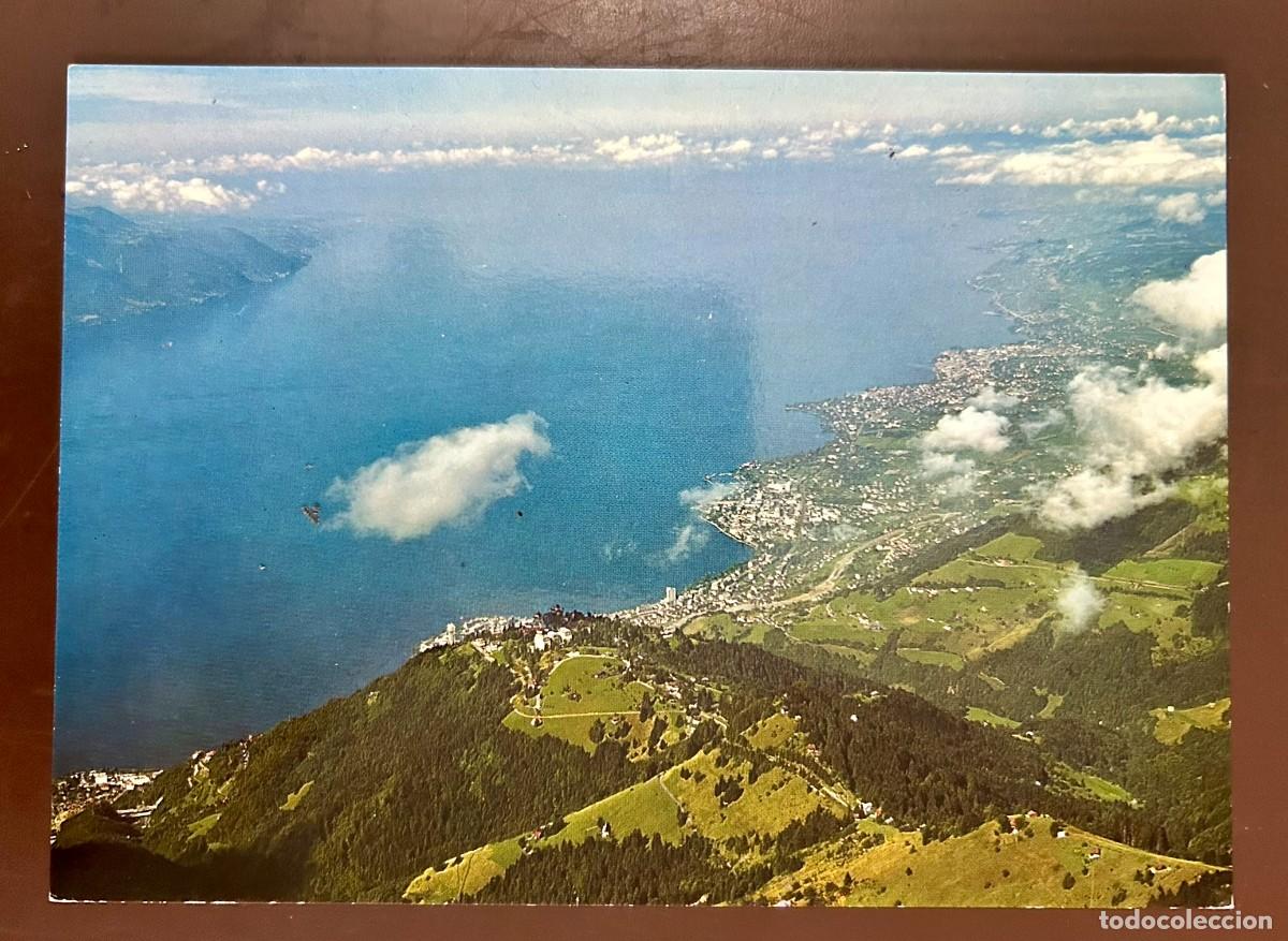Postcards: POSTAL LAC L&Eacute;MAN - VUE DEPUIS LES ROCHERS DE NAYE - SUIZA - SWITZERLAND - VINTAGE - SIN CIRCULAR