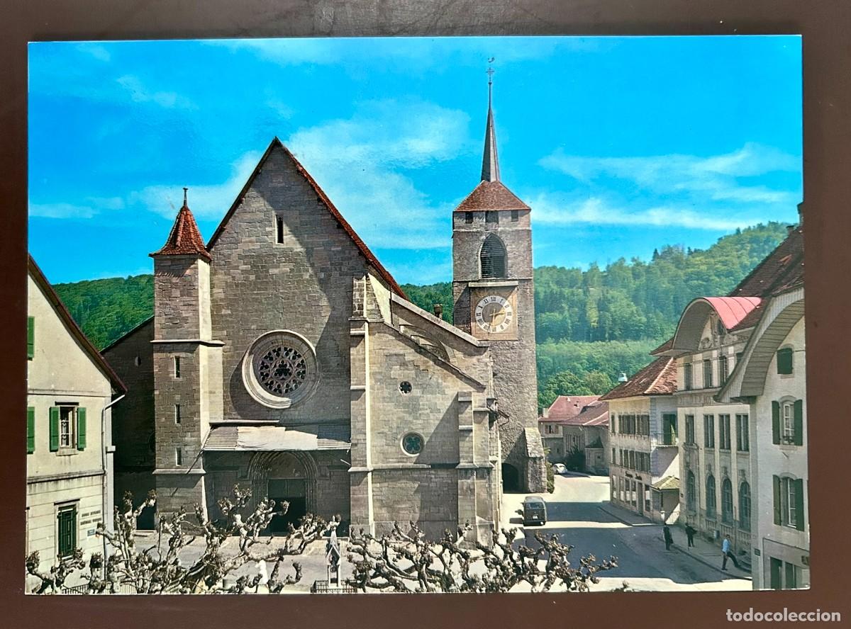 Postcards: POSTAL MOUDON - EGLISE &Eacute;VANG&Eacute;LIQUE - SUIZA - SWITZERLAND - VINTAGE - SIN CIRCULAR