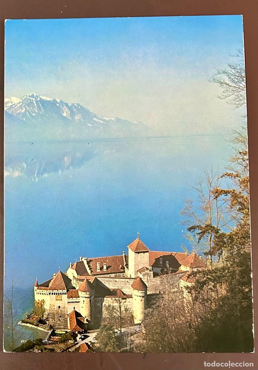 Postcards: POSTAL CH&Acirc;TEAU DE CHILLON - LAC L&Eacute;MAN - SUIZA - SWITZERLAND - VINTAGE - SIN CIRCULAR
