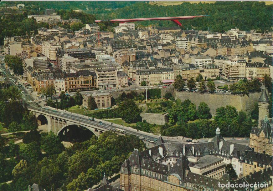 Postales: LUXEMBURGO, VISTA A&Eacute;REA - PAUL KRAUS - S/C