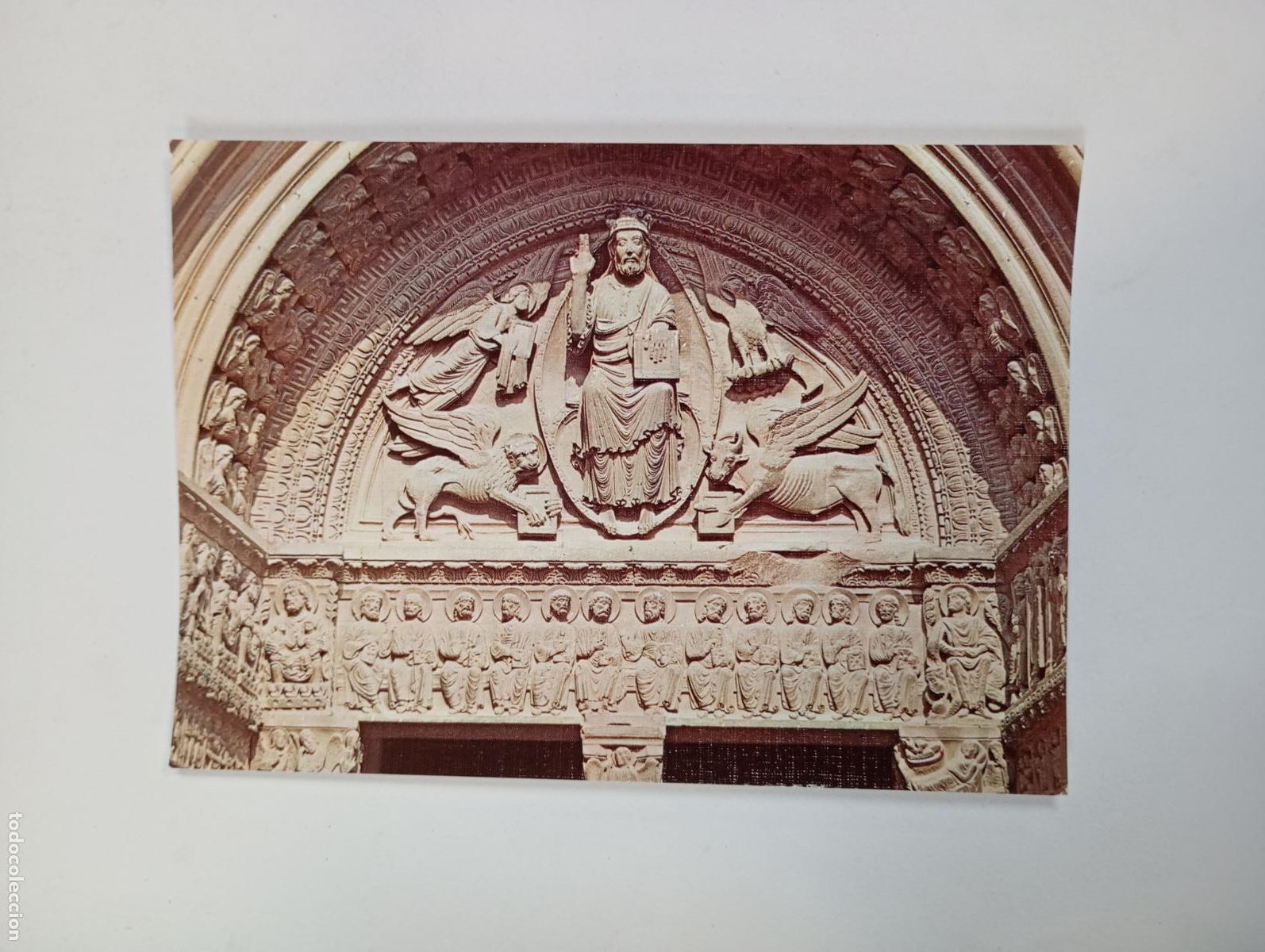 Postales: POSTAL ARTE ROMANO. FACHADA DE SAN TR&Oacute;FIMO DE ARL&Eacute;S. TDKP29A