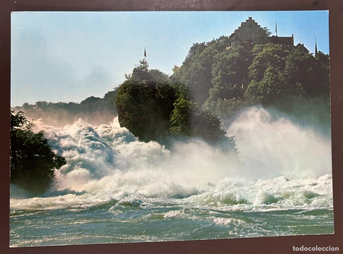 Postales: POSTAL ORIENTIERUNG &Uuml;BER DEN RHEINFALL CATARATAS DEL RIN SUIZA SWITZERLAND - VINTAGE - SIN CIRCULAR