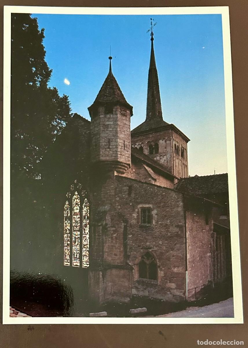 Postkarten: POSTAL ABBAYE ROMAINM&Ocirc;TIER - SUIZA - SWITZERLAND - VINTAGE - SIN CIRCULAR