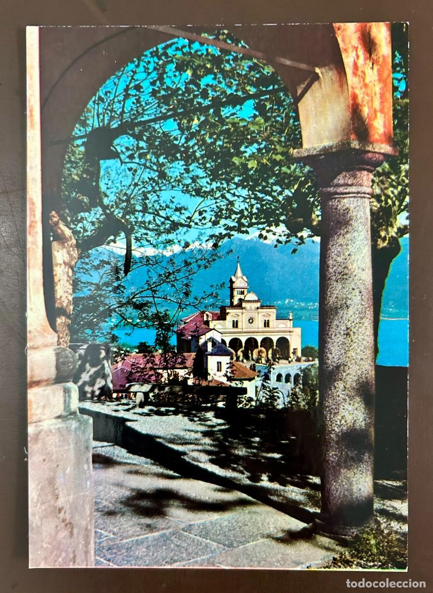 Postales: POSTAL LOCARNO SANTUARIO MADONNA DEL SASSO - SUIZA - SWITZERLAND - VINTAGE - SIN CIRCULAR