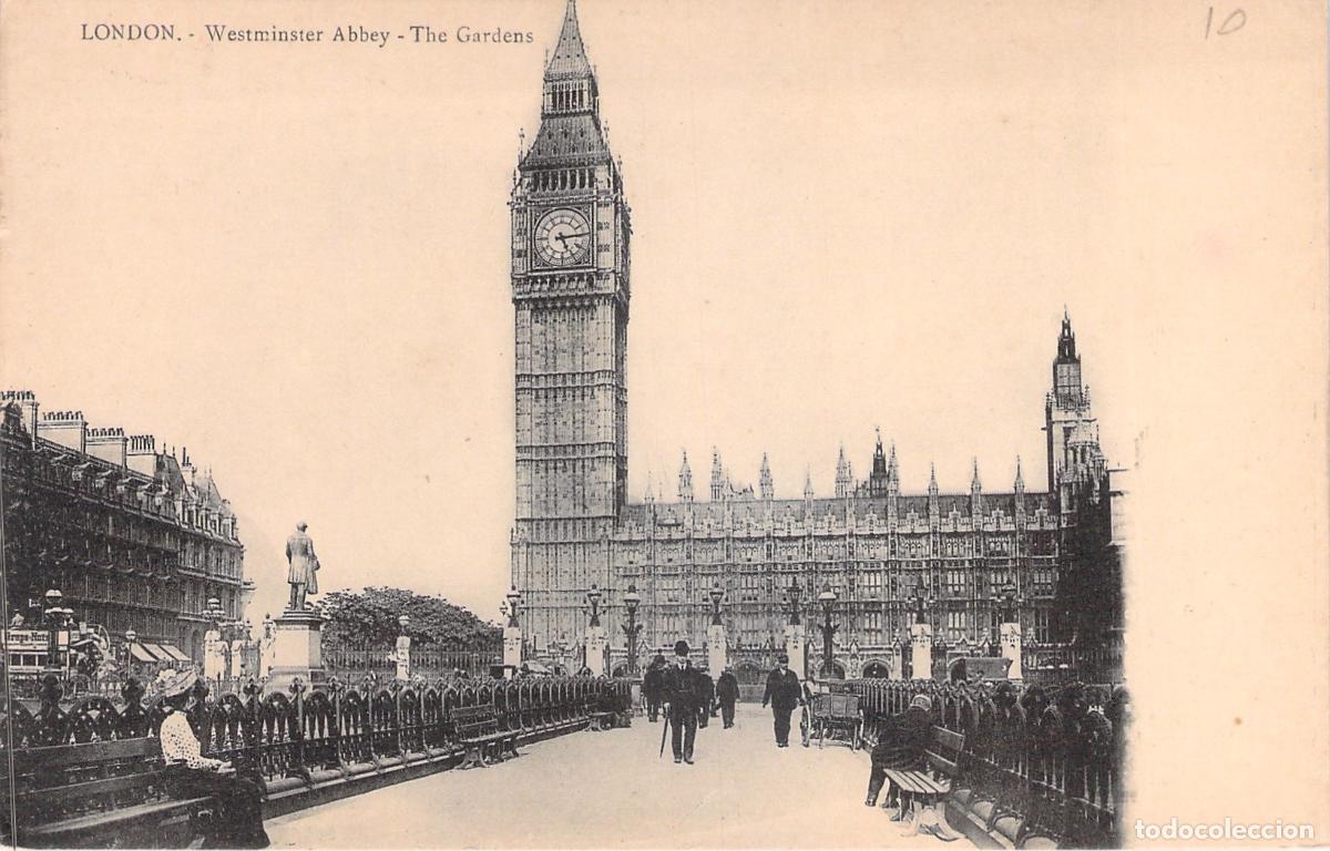 Postales: Postal de Londres con el Big Ben y el Parlamento de Westminster