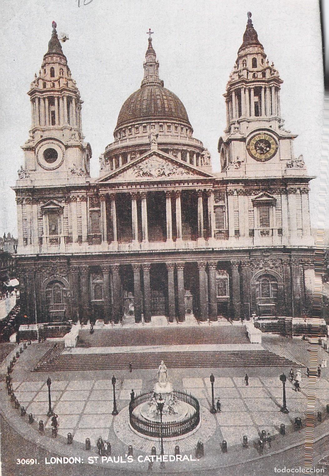Postales: Postal de la Catedral de San Pablo en Londres