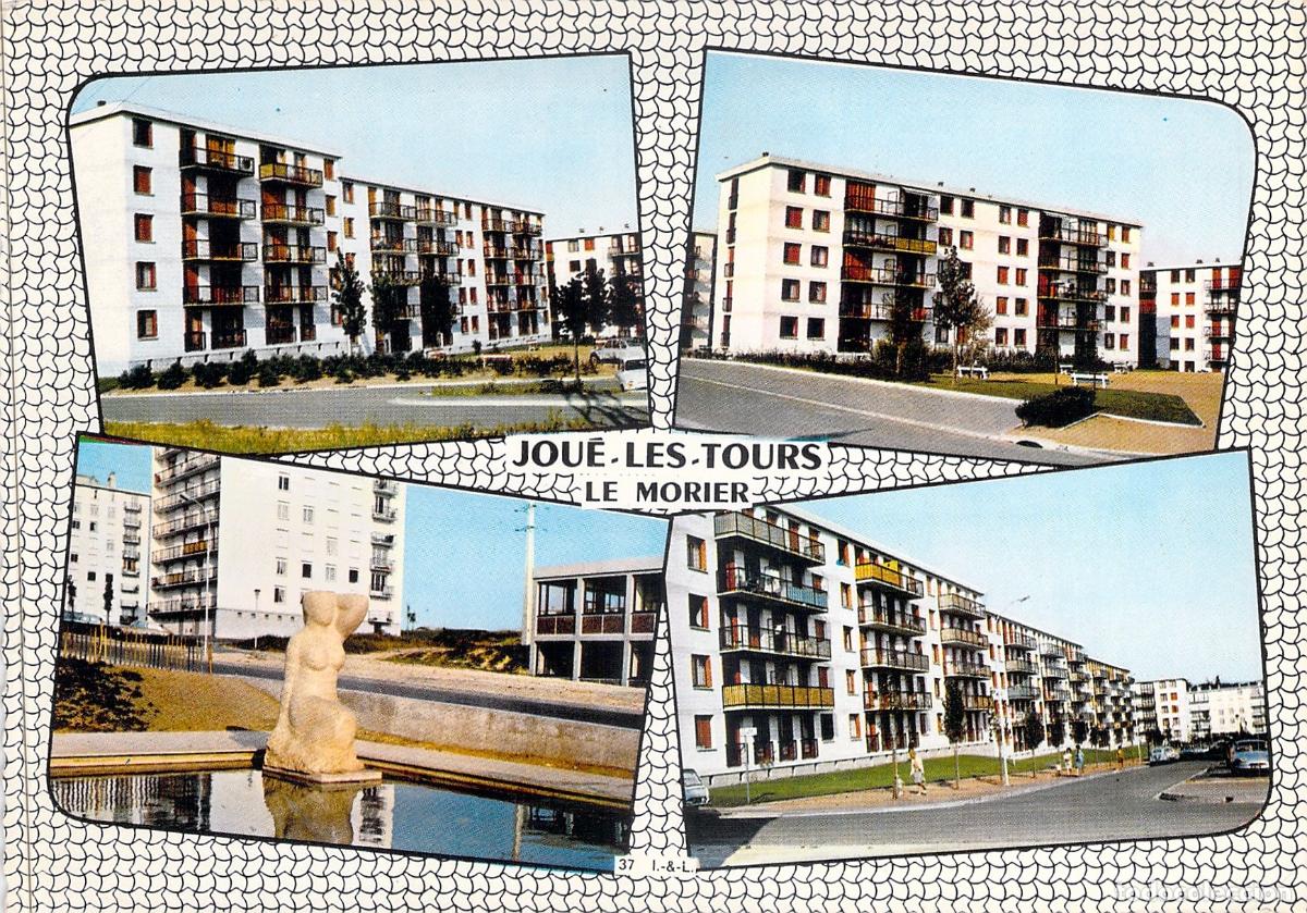 Postales: Postal de Jou&eacute;-l&egrave;s-Tours, Barrio Le Morier, Arquitectura Moderna