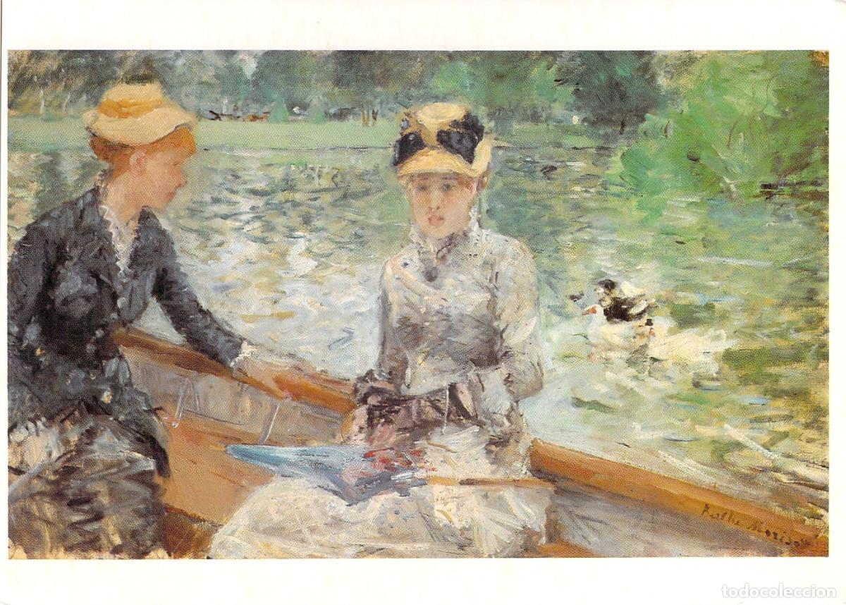 Postales: Postal de Arte Berthe Morisot - Un d&iacute;a de verano - National Gallery