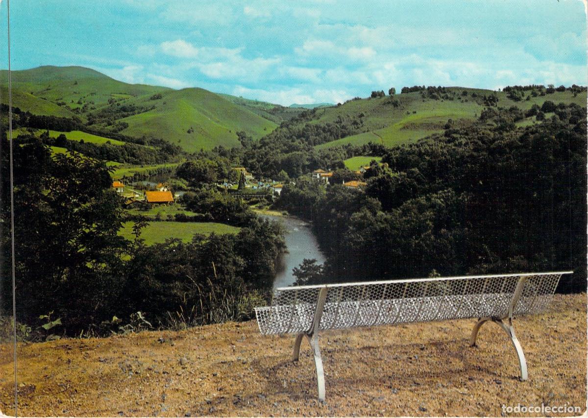 Postales: Postal Cambo-les-Bains - Perspectiva del R&iacute;o Nive en Francia