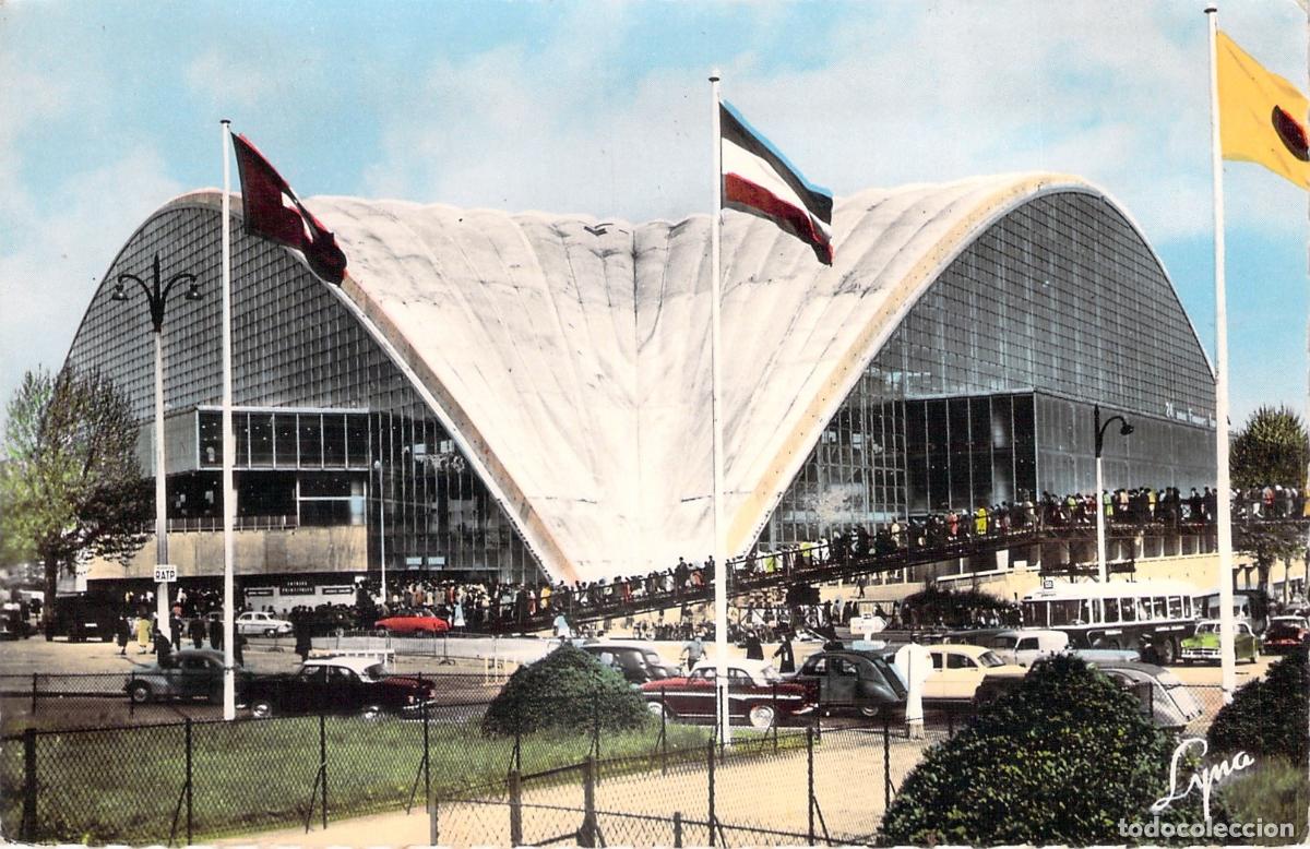 Cartoline: Postal del Palais du C.N.I.T. en el Rond-Point de la D&eacute;fense, Par&iacute;s