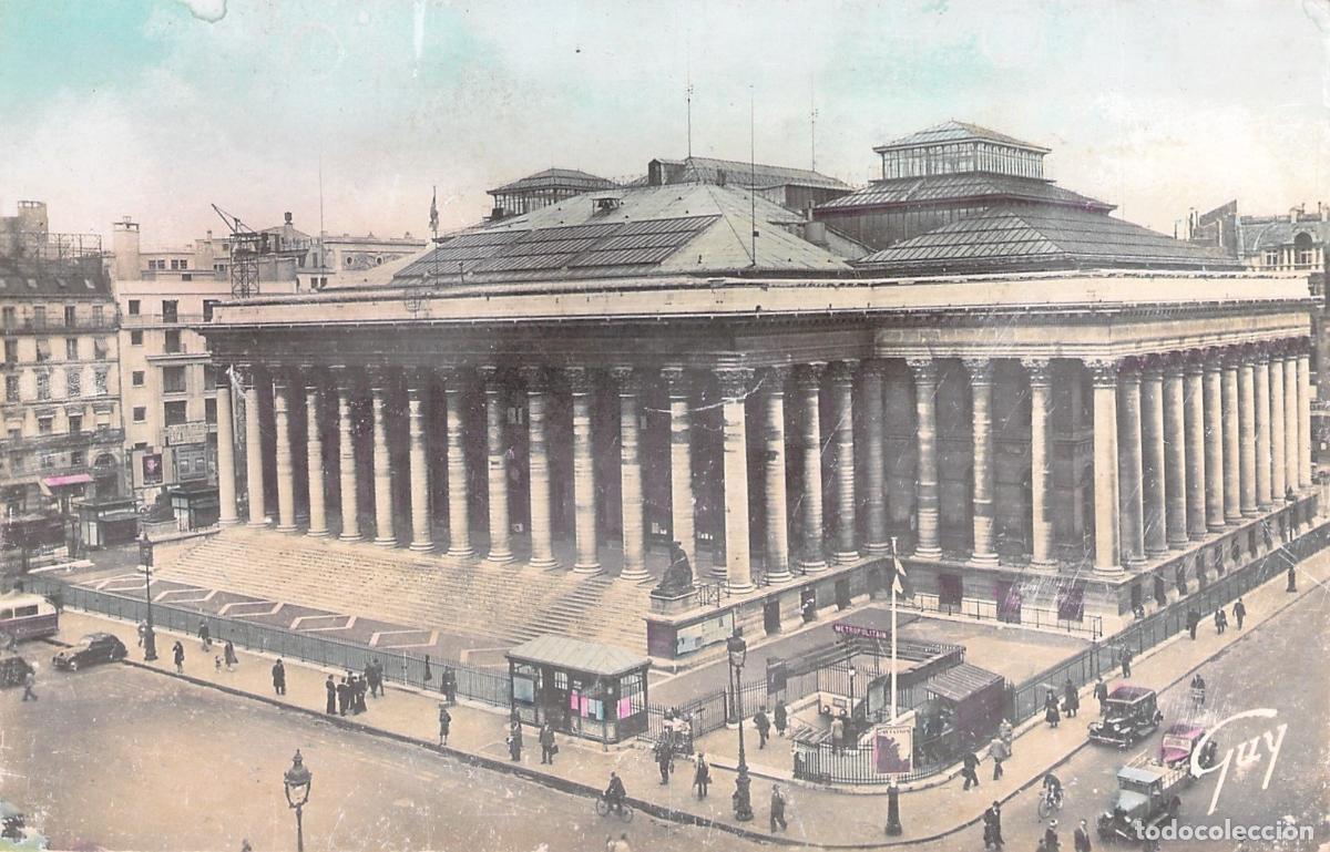 Postales: Tarjeta Postal de la Bolsa de Valores Palais Brongniart en Par&iacute;s