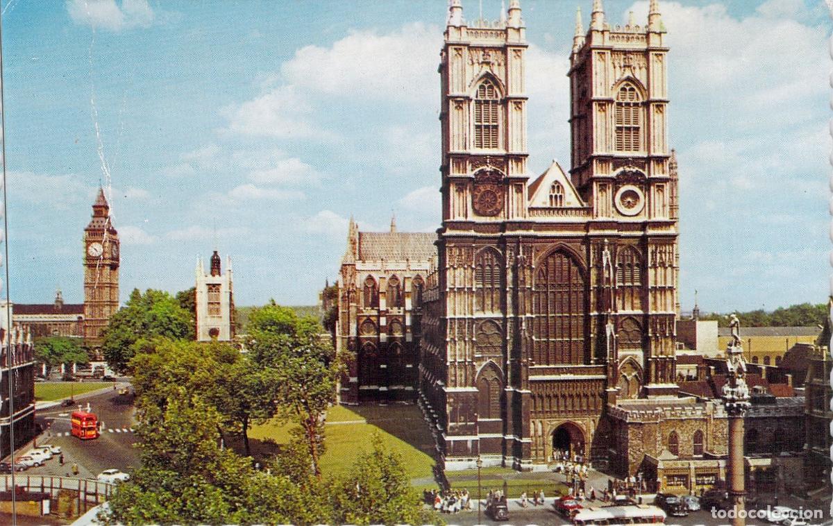 Postales: Postal de la Abad&iacute;a de Westminster y Big Ben, Londres