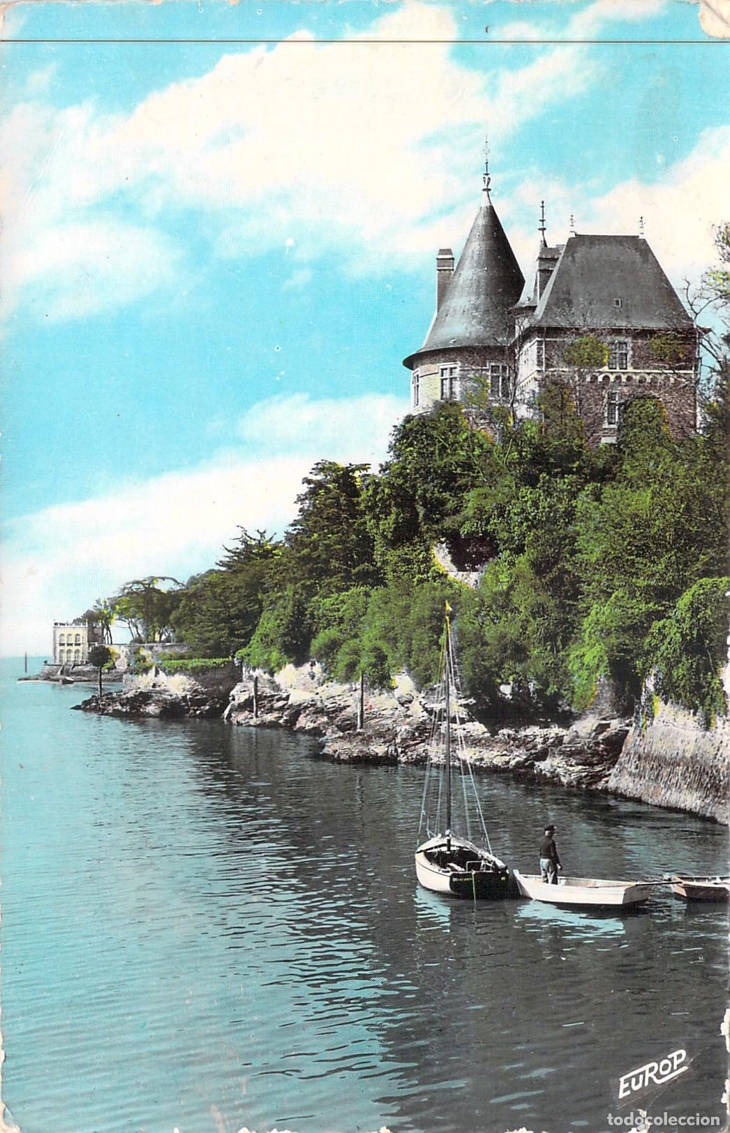 Cartes Postales: Postal de Pornic, Francia - El Castillo y Paisaje Costero