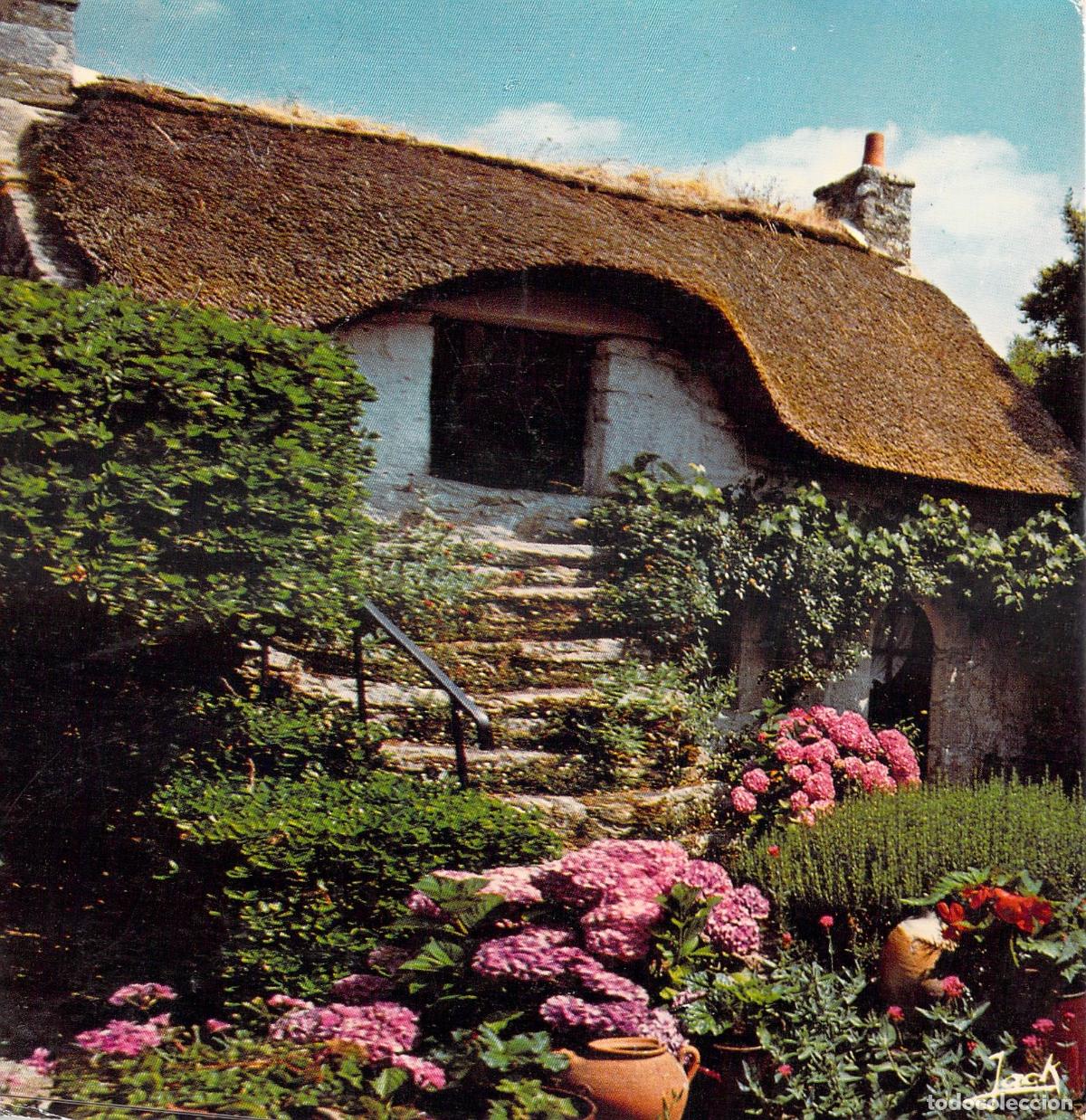 Postales: Postal Chaumi&egrave;re Fleurie en &Icirc;le-aux-Moines, Breta&ntilde;a