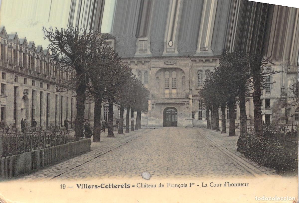 Postkarten: Postal Castillo de Francisco I, Villers-Cotter&ecirc;ts, Francia