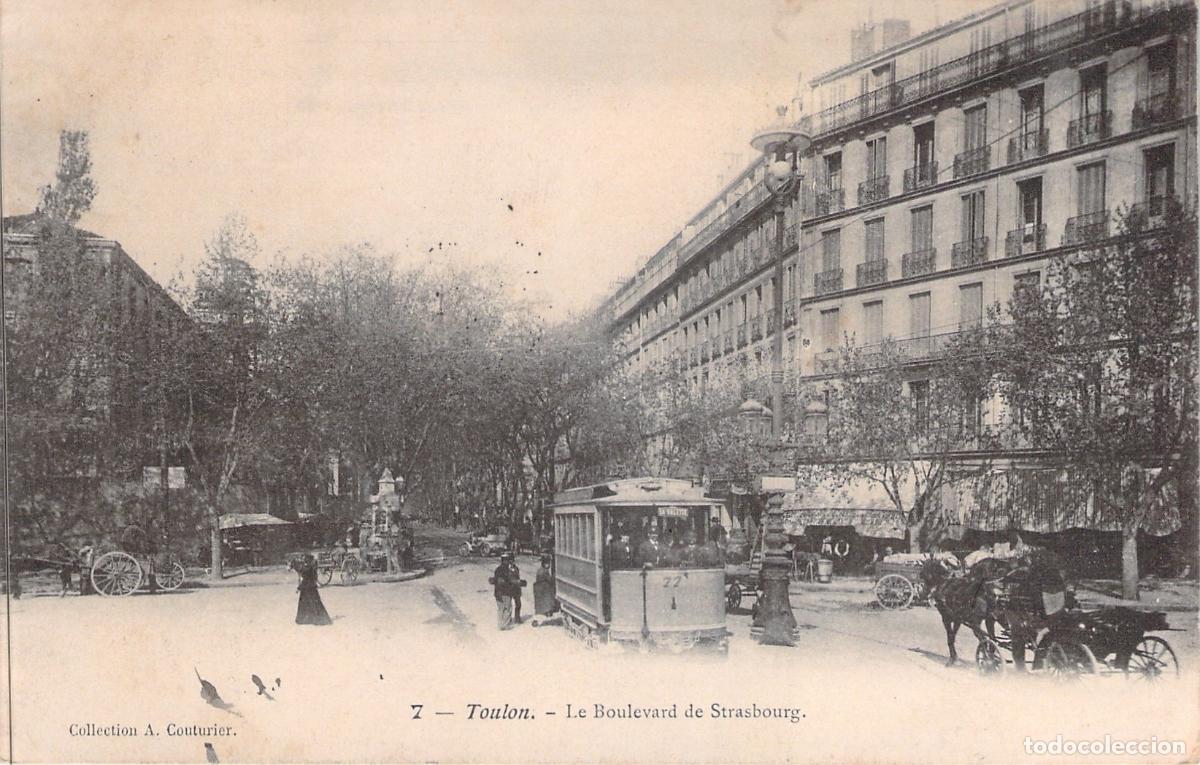 Cartes Postales: Postal del Boulevard de Strasbourg en Toulon, Francia