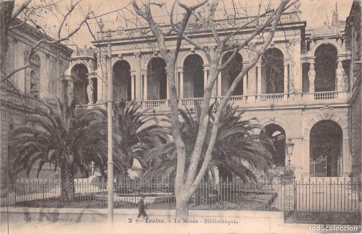 Cartes Postales: Tarjeta Postal Museo y Biblioteca de Toulon, Francia