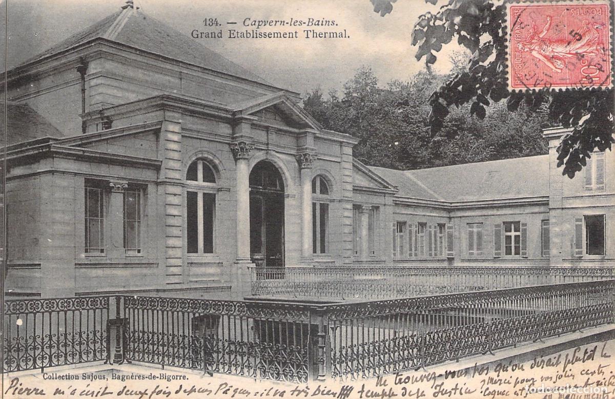 Postkarten: Tarjeta Postal del Grand Etablissement Thermal en Capvern-les-Bains