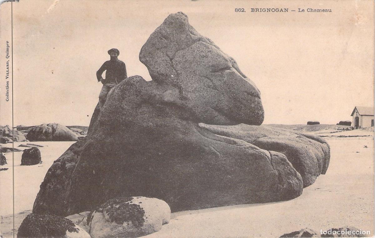 Postales: Postal de Brignogan - Roca El Camello en la costa de Breta&ntilde;a